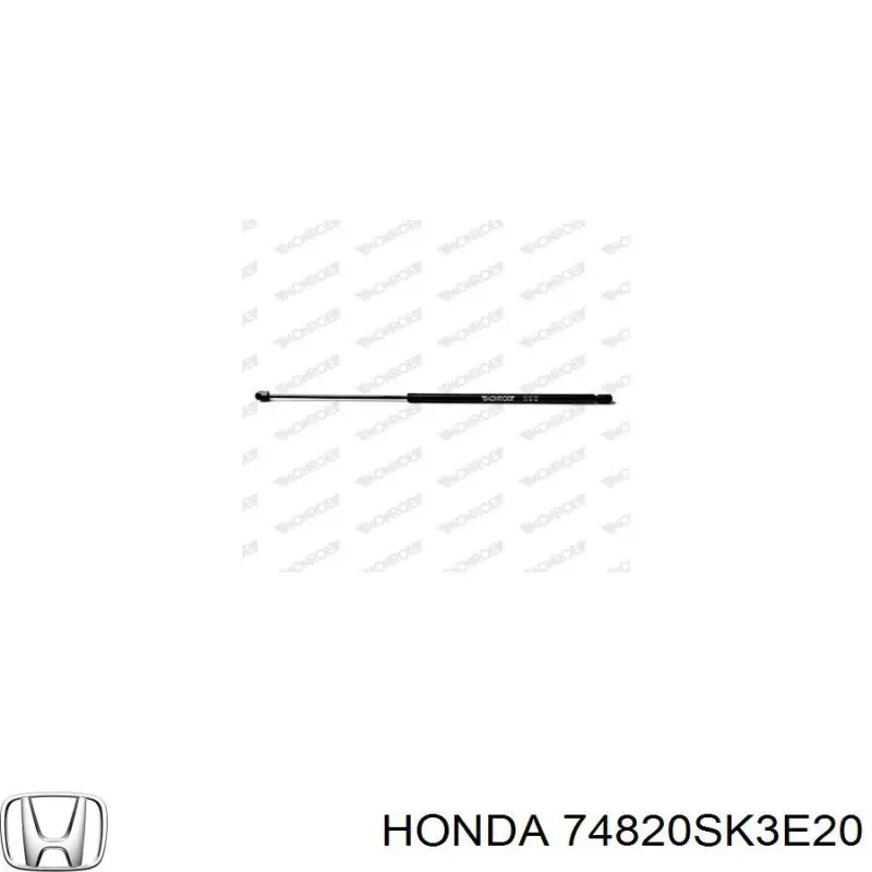 74820SK3E20 Honda Амортизатор кришки багажника / двері 3/5-ї задньої