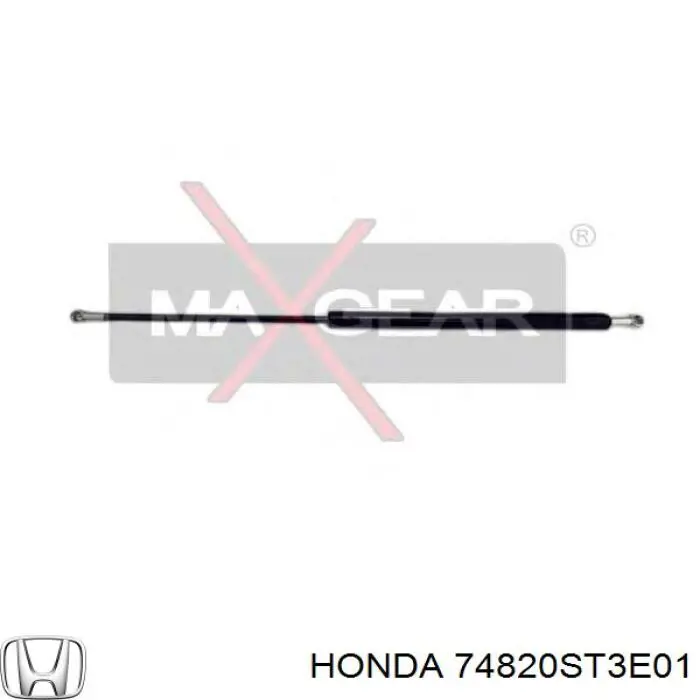 74820ST3E01 Honda Амортизатор кришки багажника / двері 3/5-ї задньої