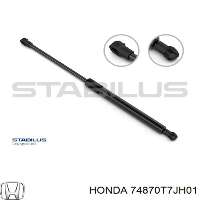 Купити 74820T7JH01 Honda Амортизатор двері багажника