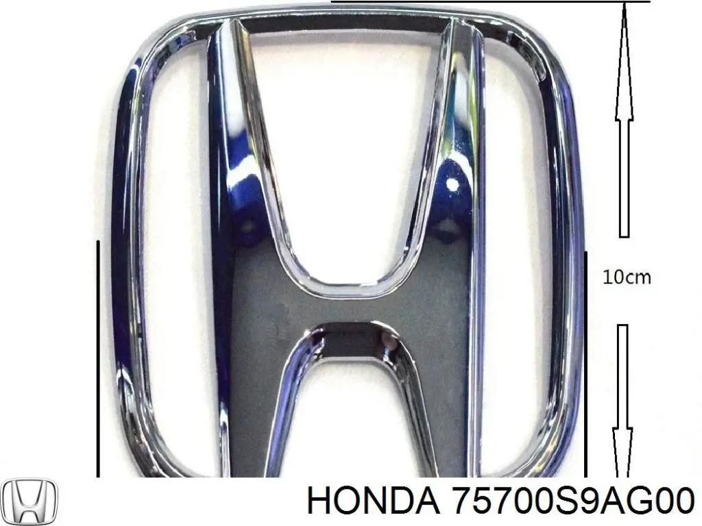Емблема на решітку радіатора Honda 75700S9AG00 ціна, від 14.19 USD