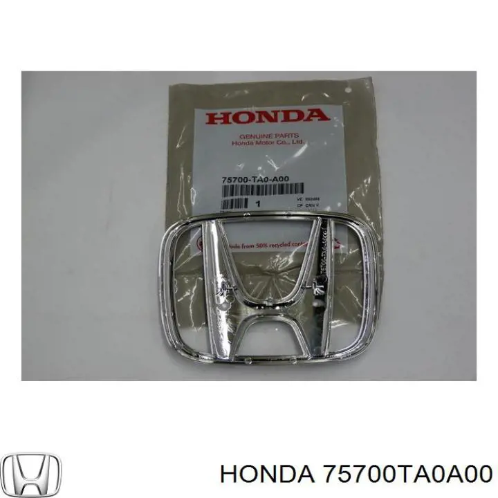 75700TA0A00 Honda Емблема решітки радіатора