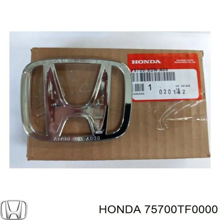 Купити 75700TF0000 Honda Емблема кришки багажника, фірменнийзначок