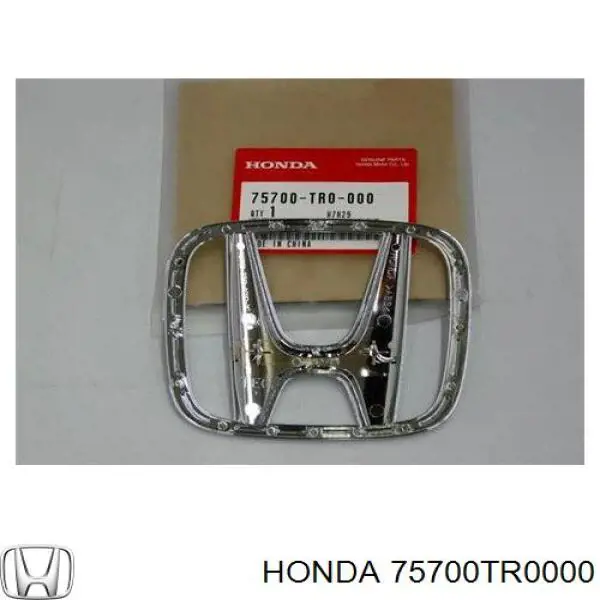 75700TR0000 Honda Емблема решітки радіатора