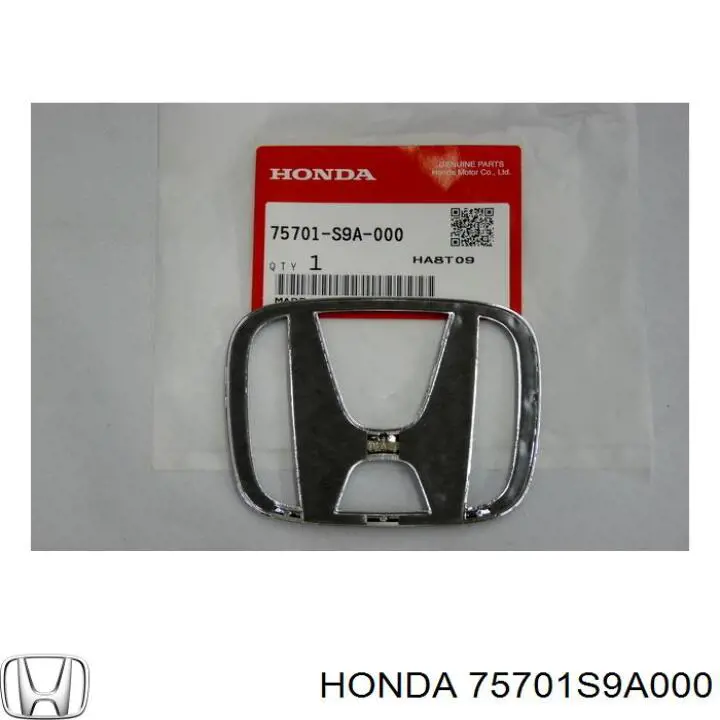Емблема на кришку багажника, фірм.значок Honda 75701S9A000 ціна, від 15.20 USD
