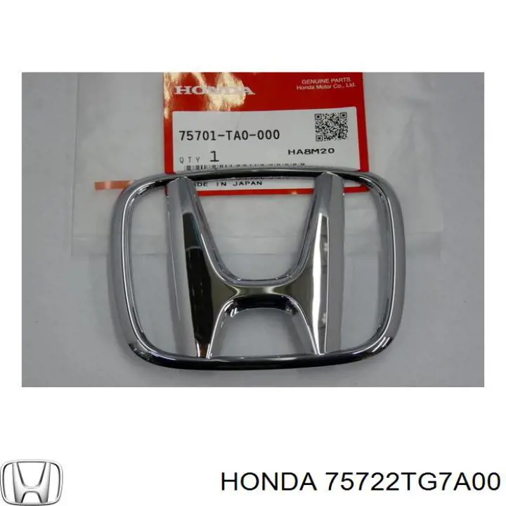 75722TG7A00 Honda 