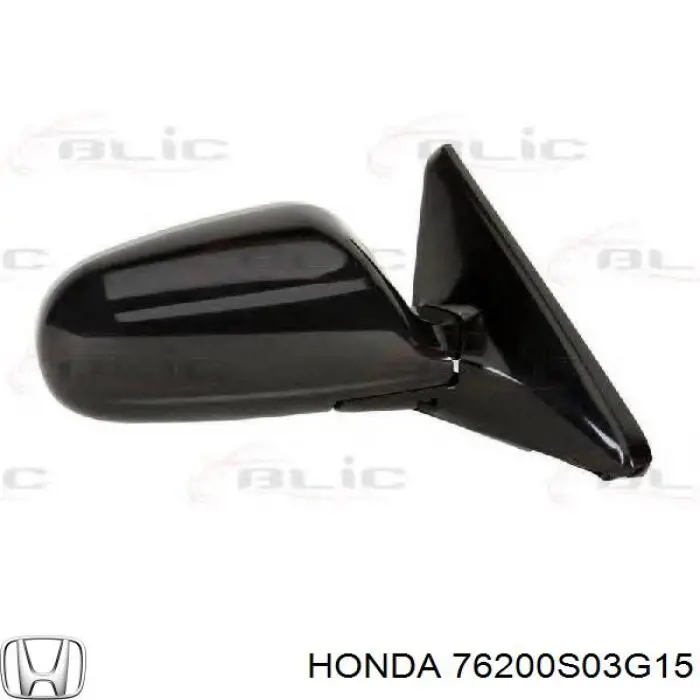 View max=зеркало внешнее honda civic 3-d 96- на Honda Civic VI 