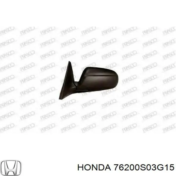 Дзеркало праве 3120021 TYC