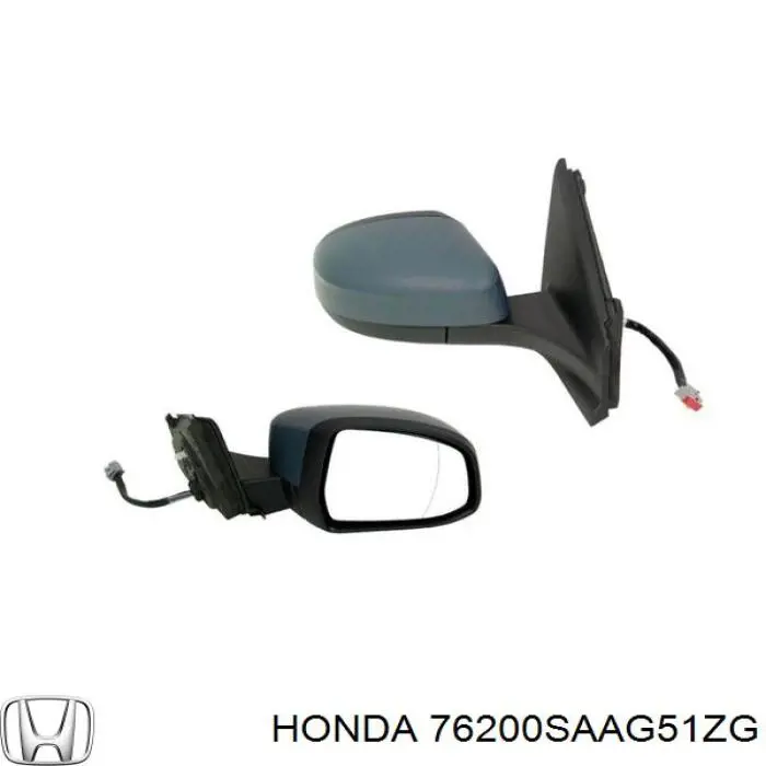 76200SAAG51ZG Honda Праве дзеркало заднього виду