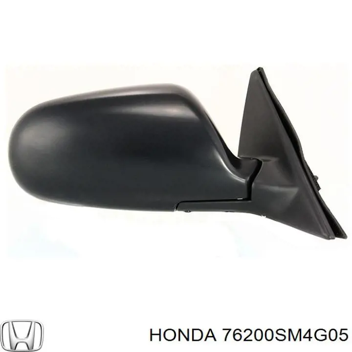 Праве бічне дзеркало Honda 76200SM4G05 ціна, від 37.53 USD