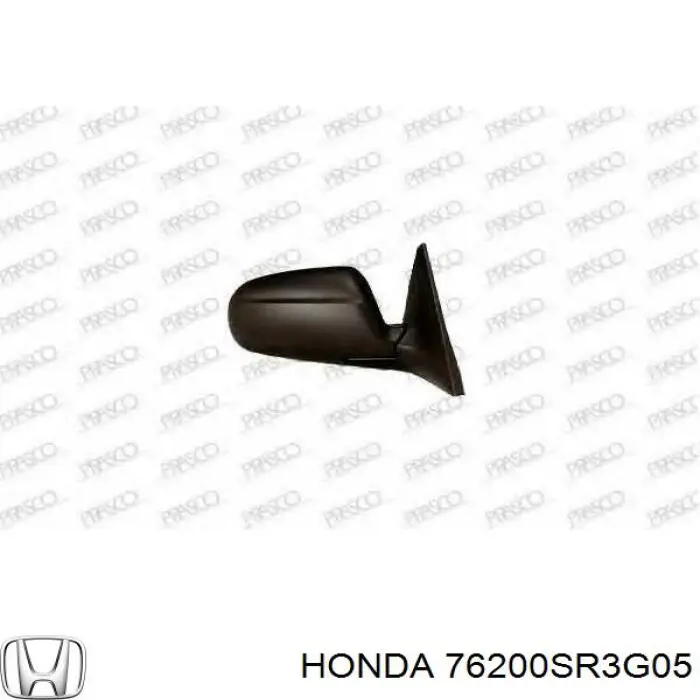 76200SR3G05 Honda Праве дзеркало заднього виду
