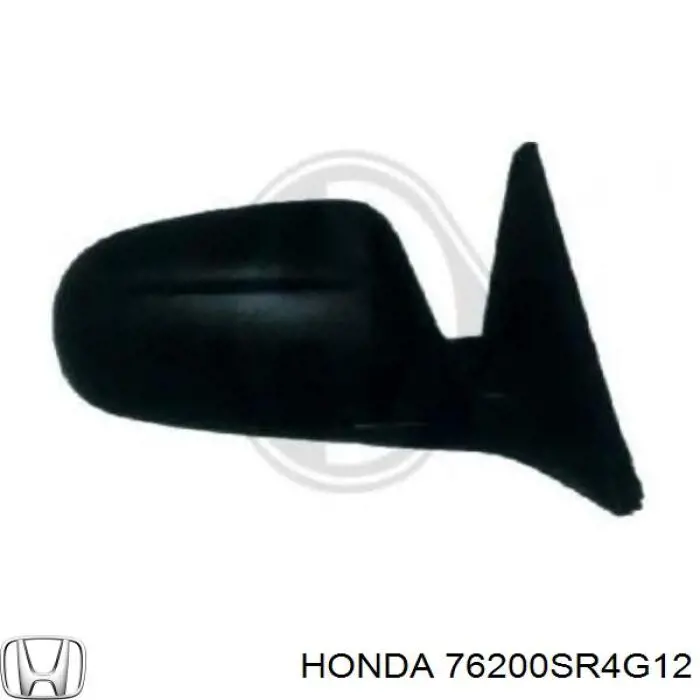 Дзеркало заднього виду, праве 76200SR4G12 Honda