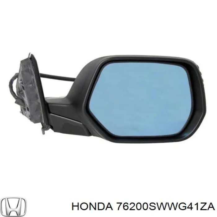 Дзеркало праве 76200SWAA02 Honda