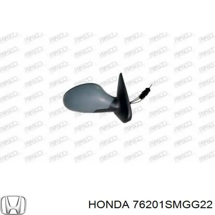76201SMGG22 Honda Праве дзеркало заднього виду