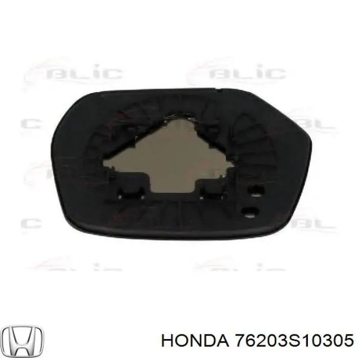 Дзеркальний елемент правого дзеркала заднього виду Honda 76203S10305 ціна, від 10.96 USD