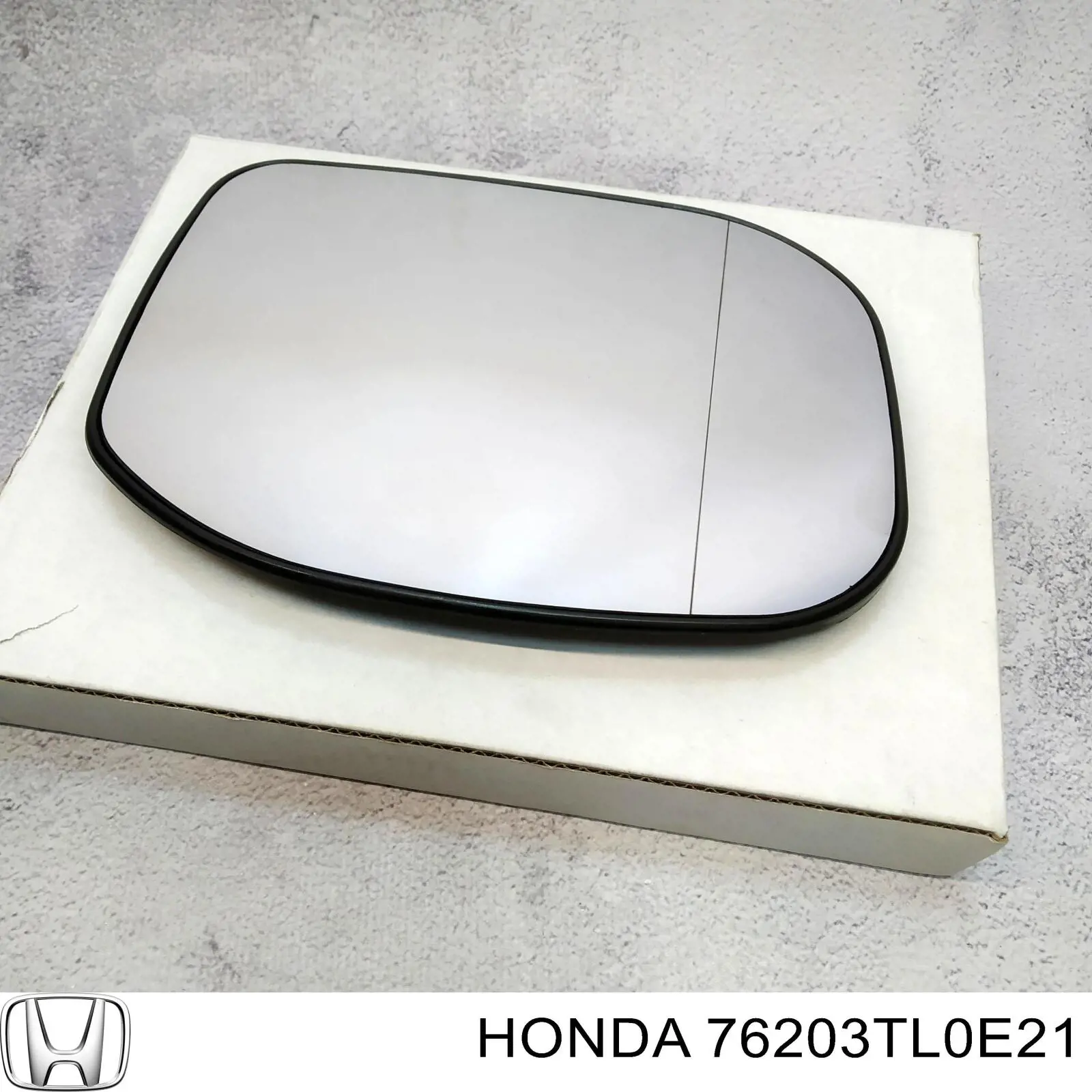 Дзеркальний елемент правого дзеркала заднього виду Honda 76203TL0E21 ціна, від 18.38 USD
