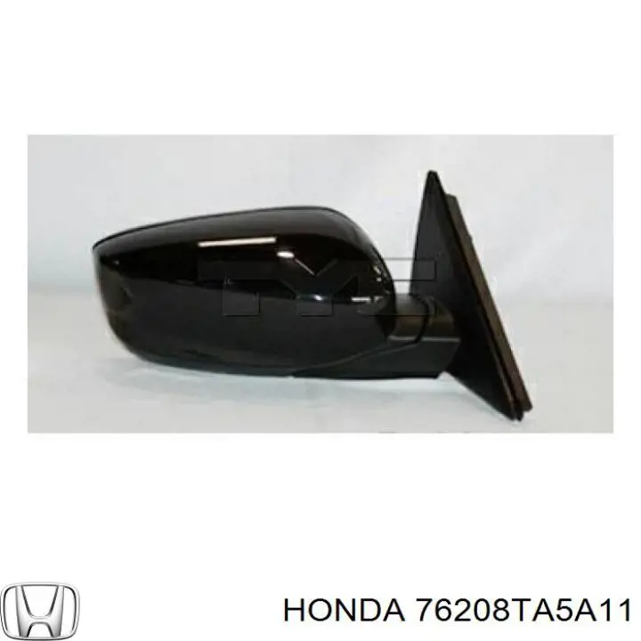 Праве бічне дзеркало Honda 76208TA5A11 ціна, від 225.99 USD