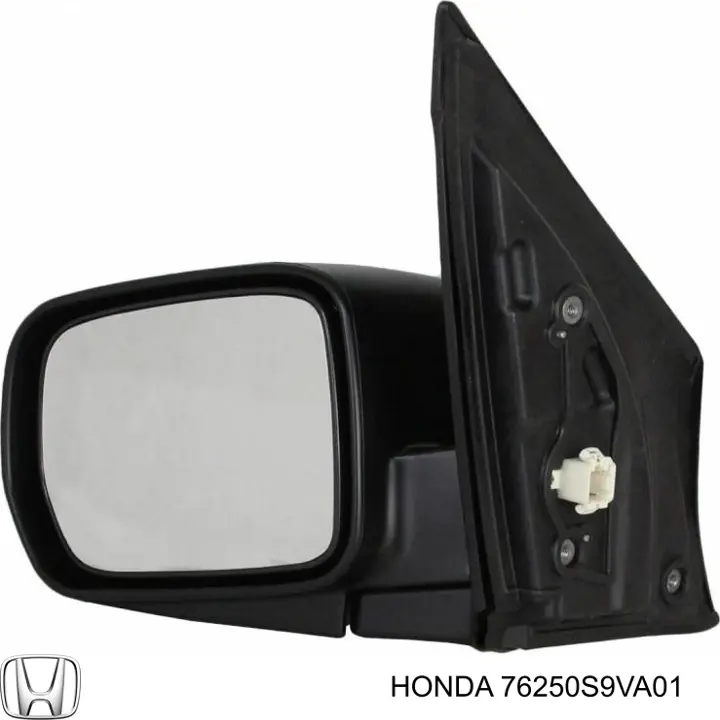 76250S9VA01 Honda Дзеркало заднього виду, ліве