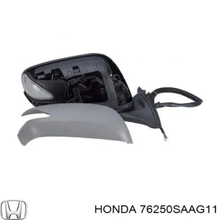 Ліве бічне дзеркало Honda 76250SAAG62ZA ціна, від 140.70 USD