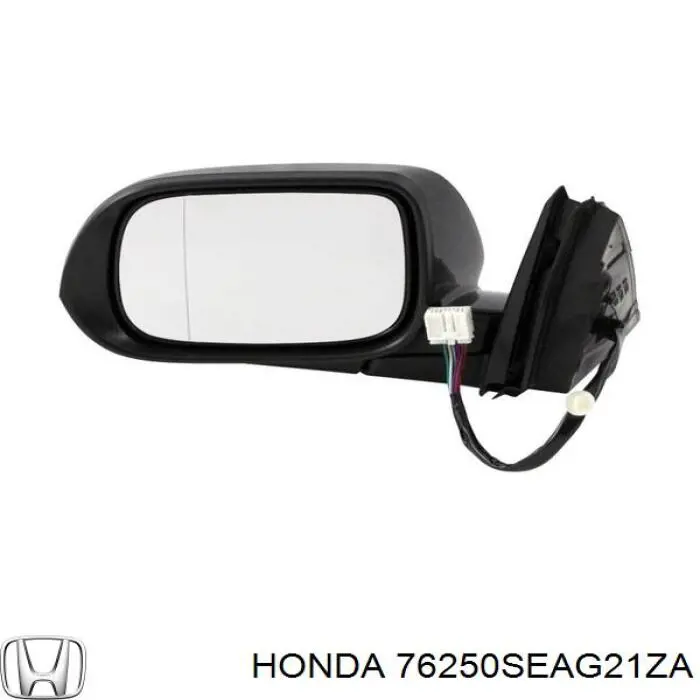 Купити 76250SEAG21ZA Honda Бічне дзеркало заднього виду ліве