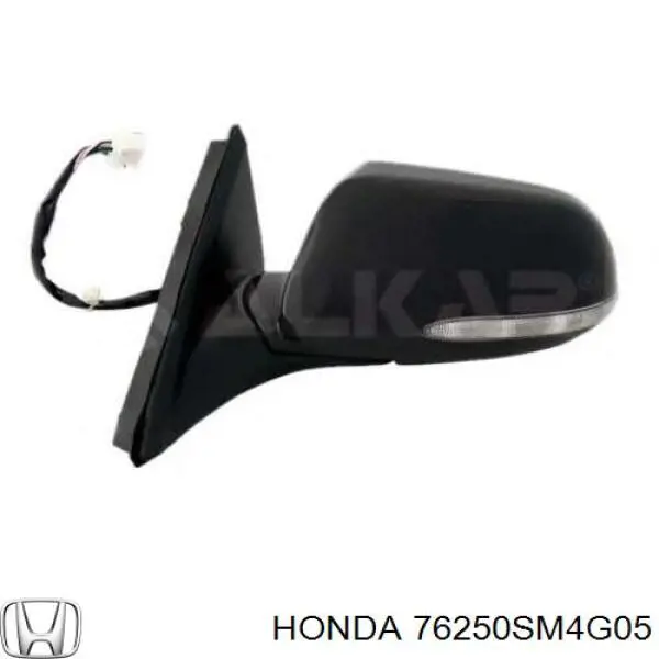 Дзеркало ліве Honda 76250SM4G05