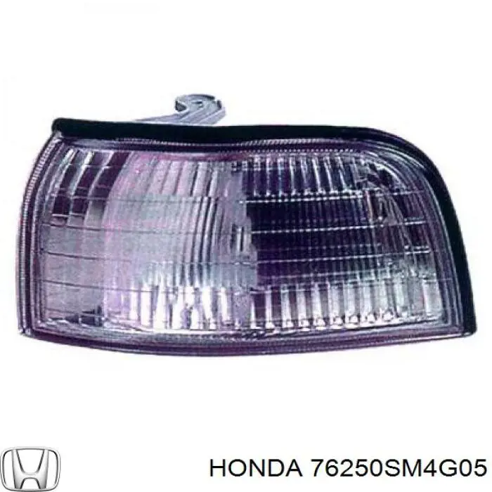 76250SM4G05 Honda Дзеркало заднього виду, ліве