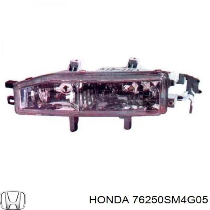 Ліве бічне дзеркало Honda 76250SM4G05 ціна, від 32.55 USD