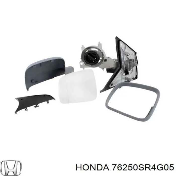  Ліве бокове дзеркало Honda Civic 5