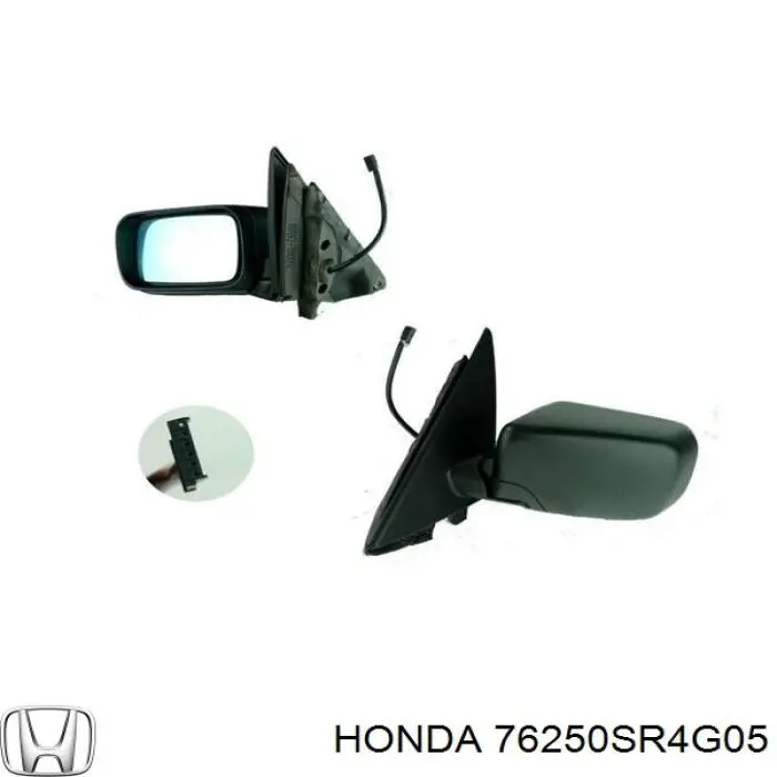  Ліве бокове дзеркало Honda Civic 5