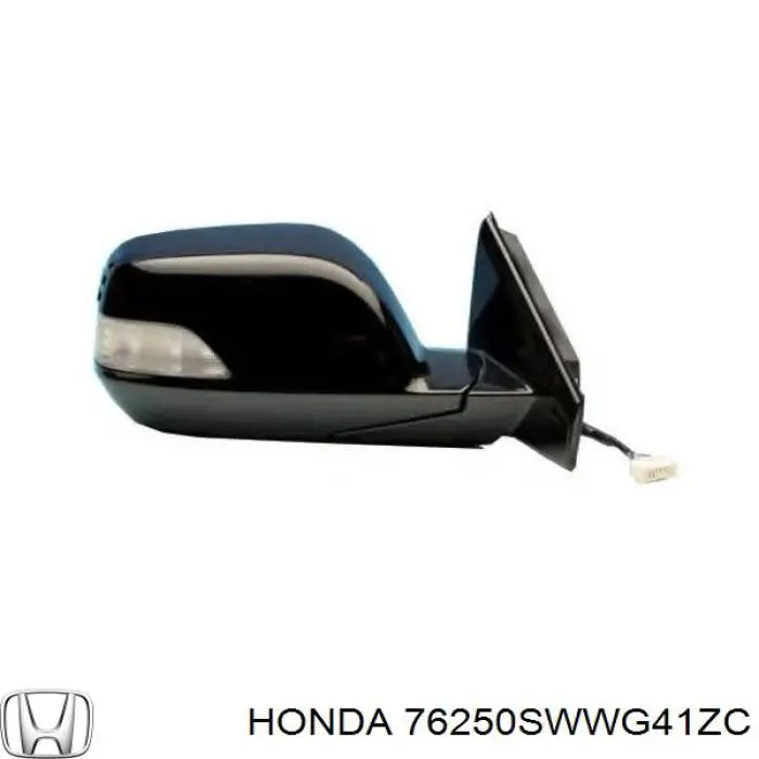 Ліве бічне дзеркало Honda 76250SWWG41ZC ціна, від 209.03 USD