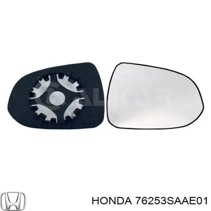 76253SAAE01 Honda Дзеркальний елемент лівий