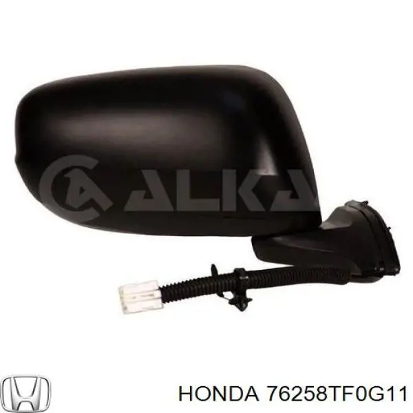 Ліве бічне дзеркало Honda 76258TF0G11 ціна, від 67.68 USD