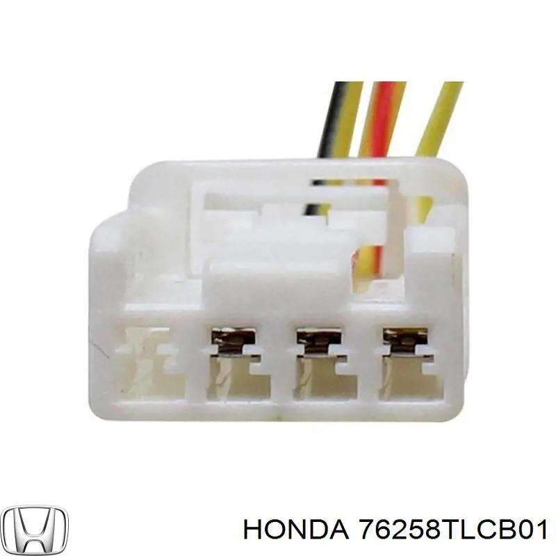 76258TLCB01 Honda Дзеркало заднього виду, ліве