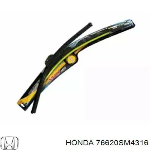 76620SM4316 Honda щітка-двірник лобового скла, пасажирська