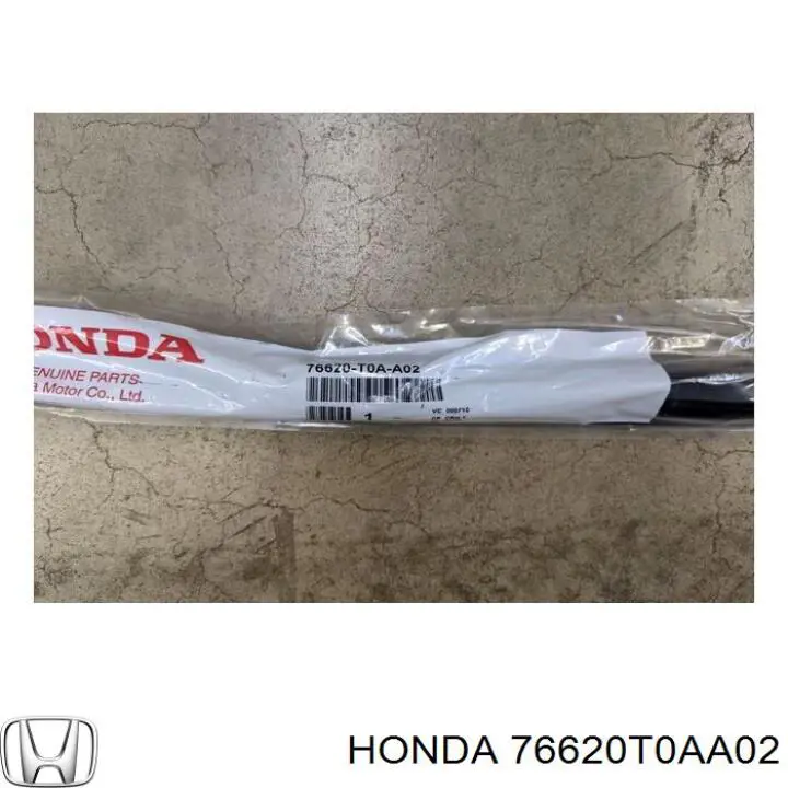 76620T0AA02 Honda щітка-двірник лобового скла, водійська