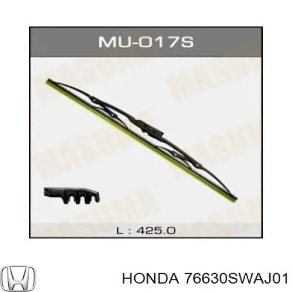 76630SWAJ01 Honda 