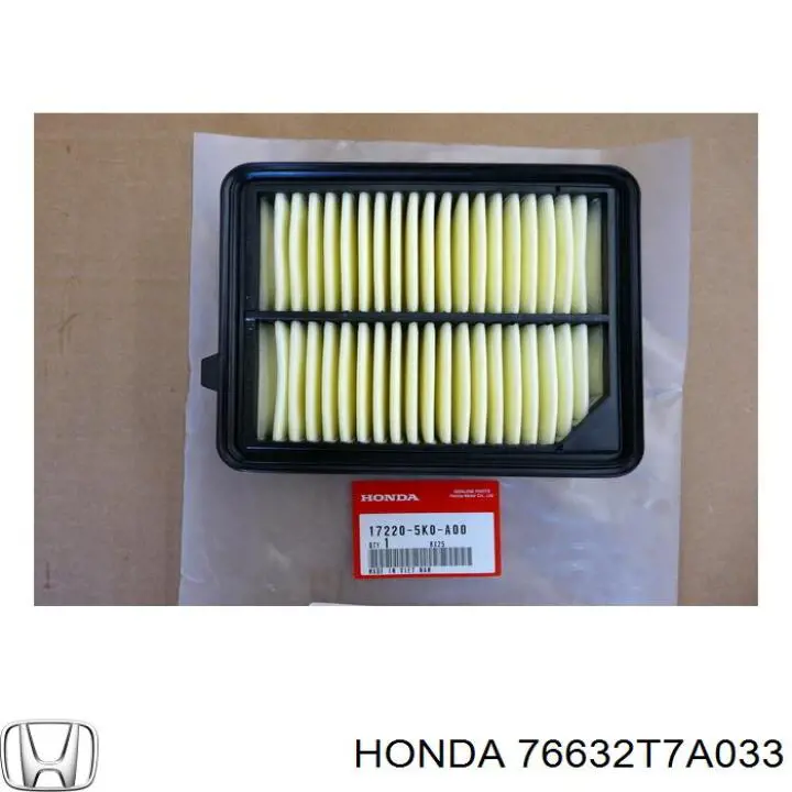  76632T7A033 Honda