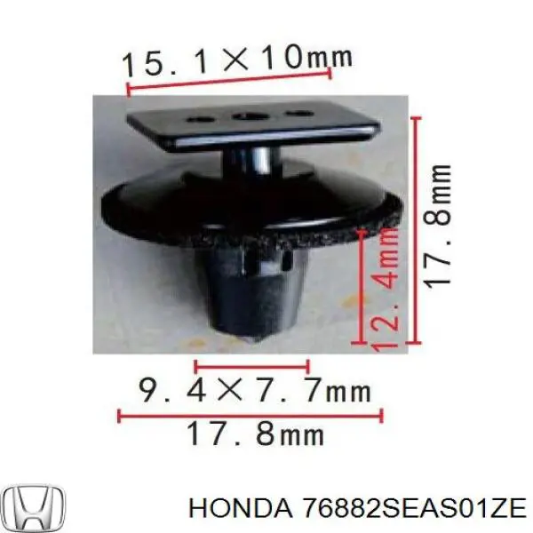 76882SEAS01ZE Honda 