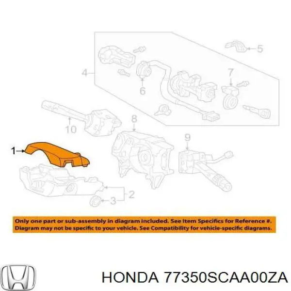 77350SCAA00ZA Honda 