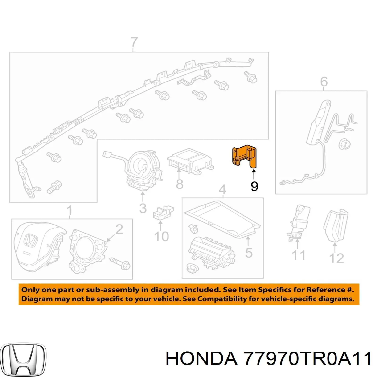 Купити 77970TR0A11 Honda 