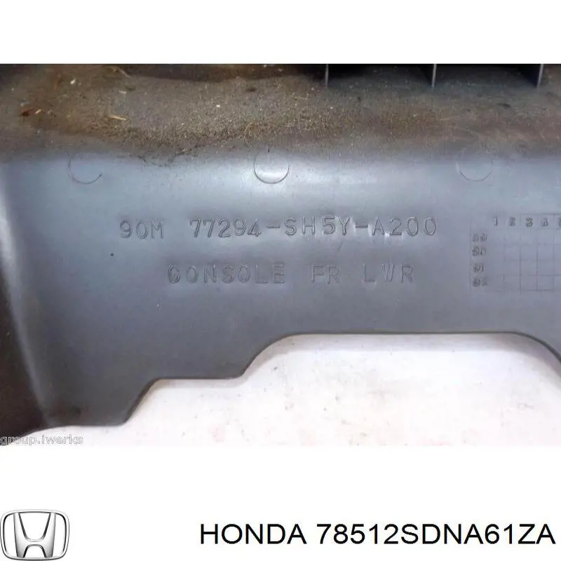  78512SDNA61ZA Honda