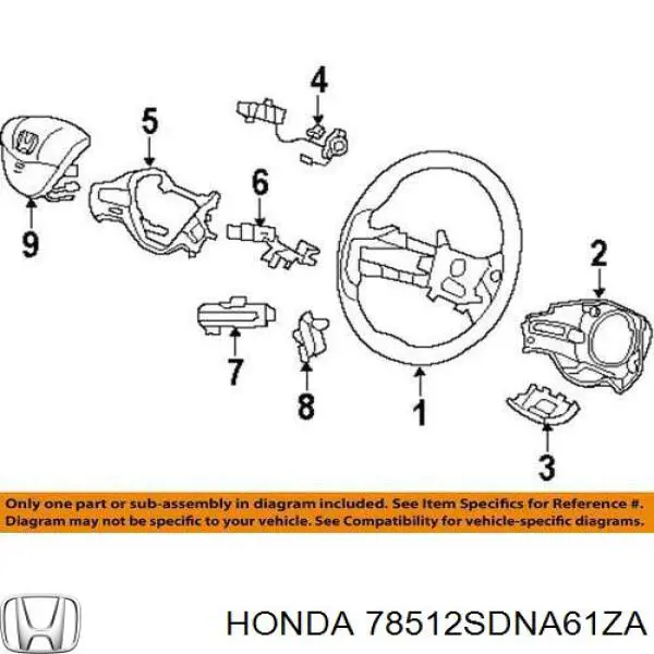 78512SDNA61ZA Honda 