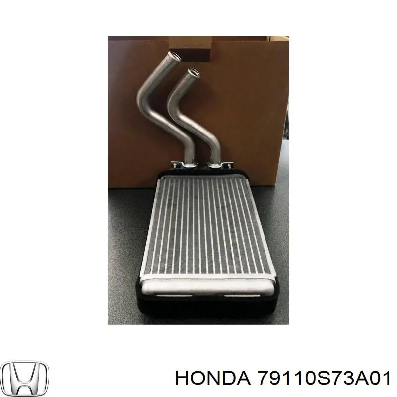 Радиатор обогрева на Honda Civic VI 