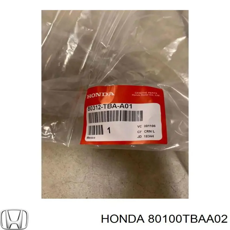 Конденсатор кондиціонера Honda 80100TBAA02 ціна, від 130.25 USD