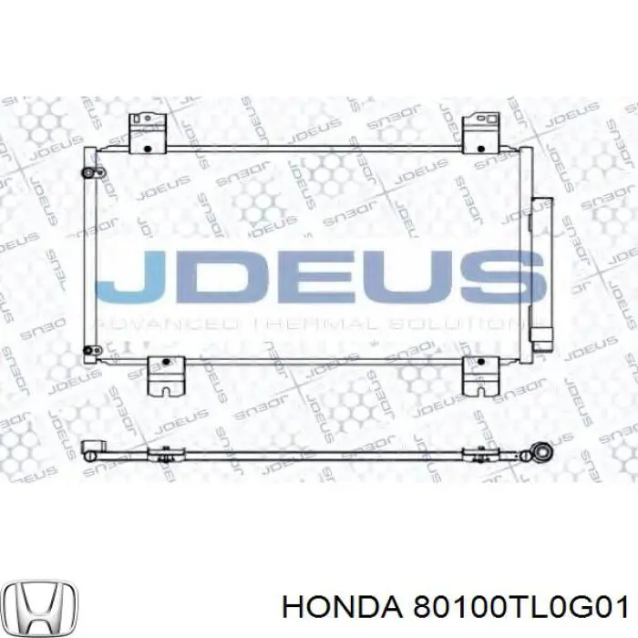 Радіатор кондиціонера HDA5236D AVA