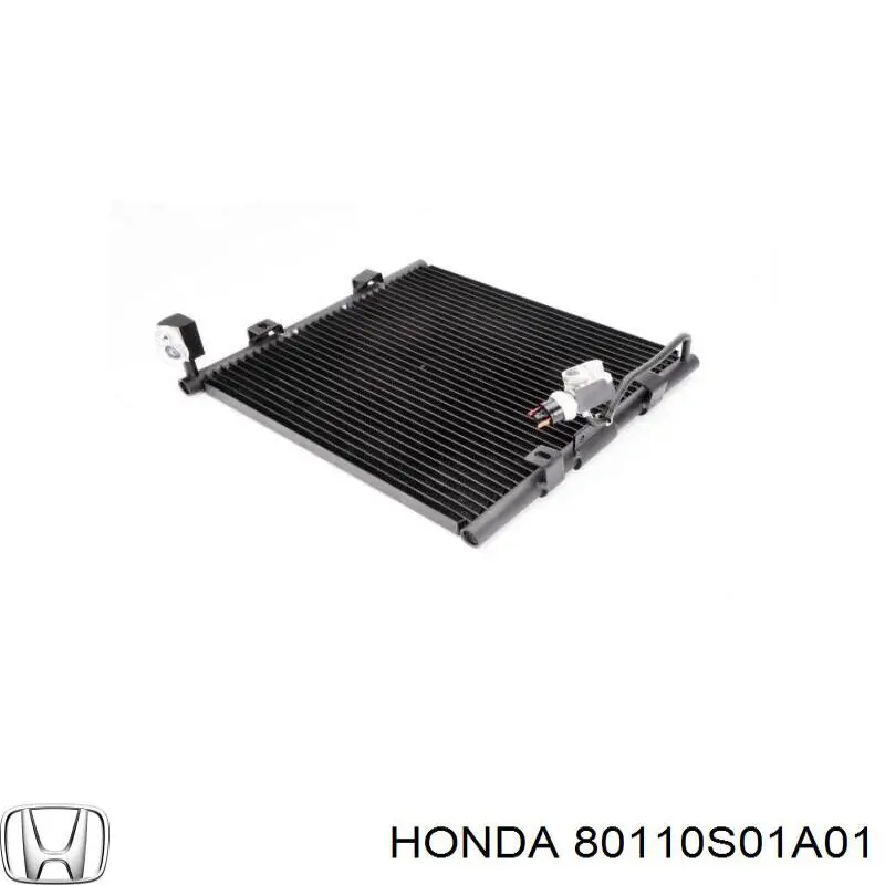 Радіатор кондиціонера 80110S01A01 Honda