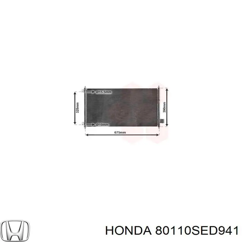 80110SED941 Honda Конденсатор
