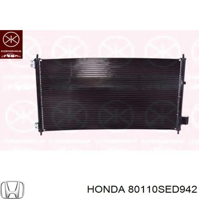 Радіатор кондиціонера 80110SED942 Honda