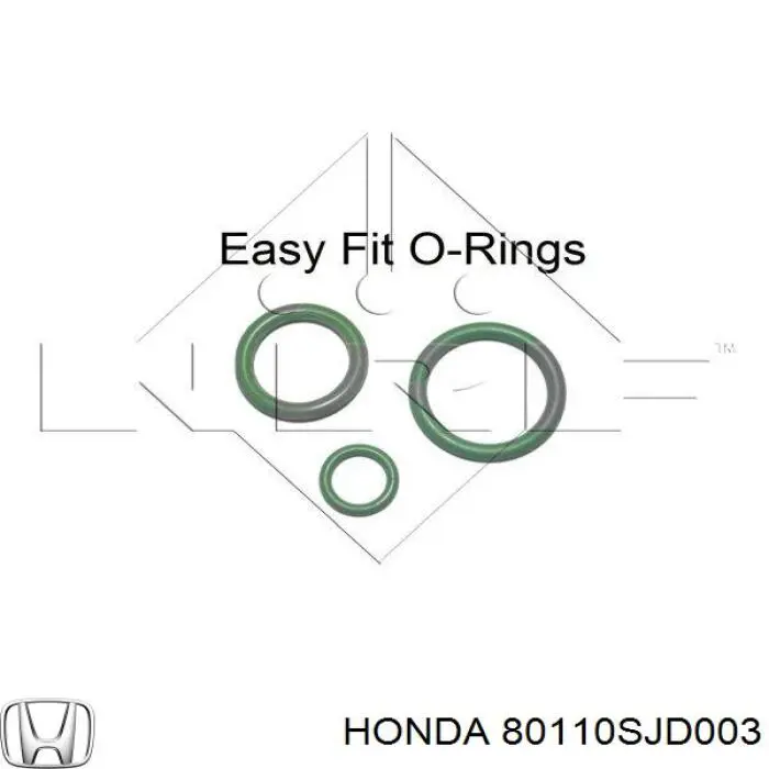 Купити 80110SJD003 Honda Радіатор системи охолодження кондиціонера