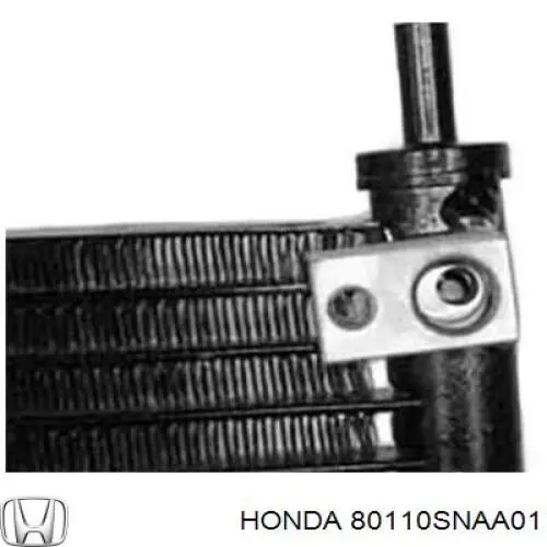 Радіатор кондиціонера 80110SNAA01 Honda