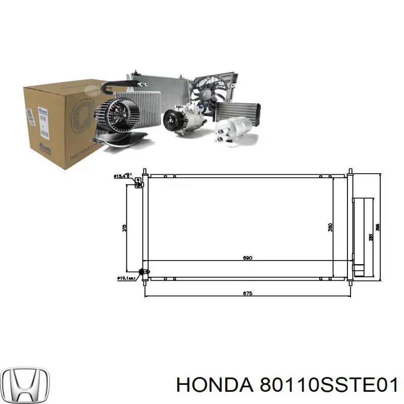  80110SSTE01 Honda